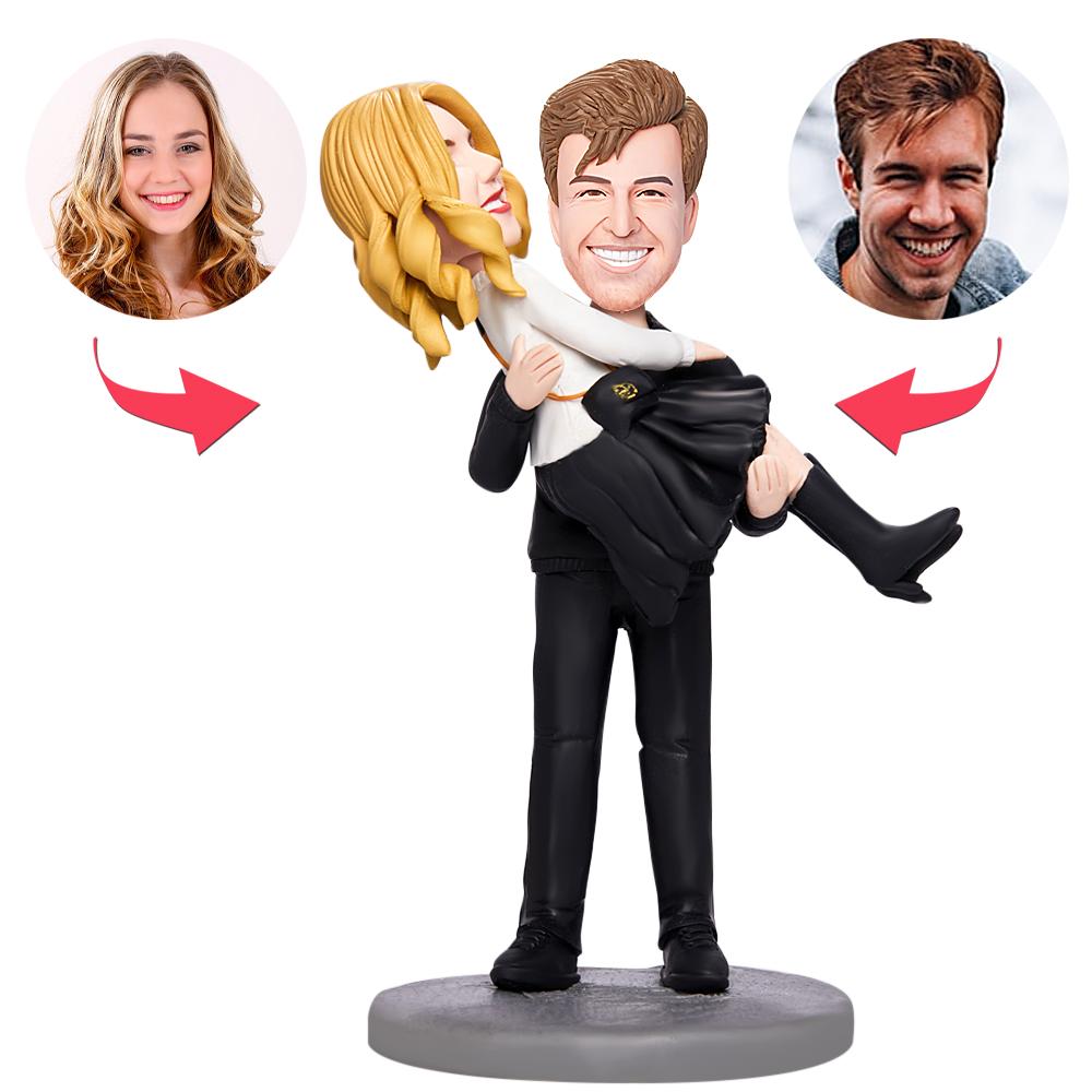 Custom Couple Bobbleheads, Romantc 50th Annversary Gfts For Parents