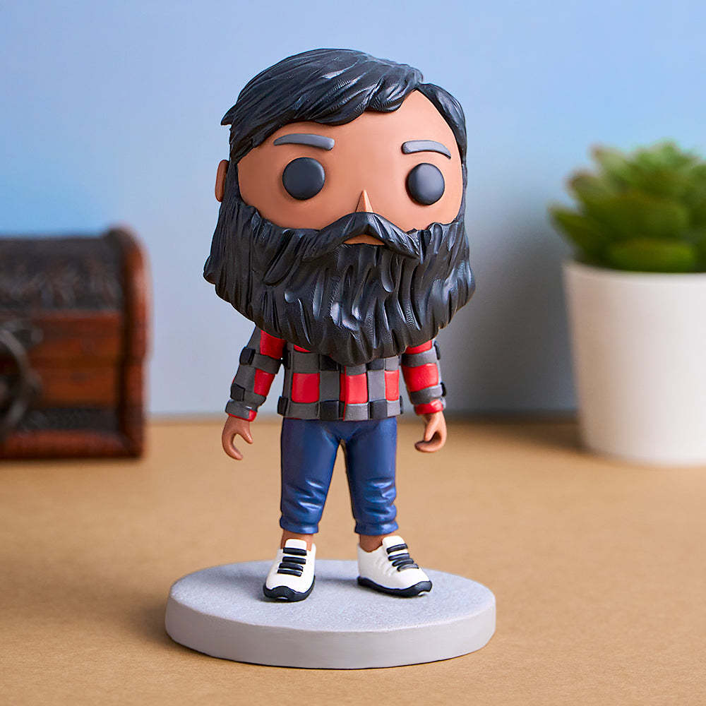 Custom Big Head Cartoon Bobbleheads Personalized 1 Person Figure Statue Gifts -