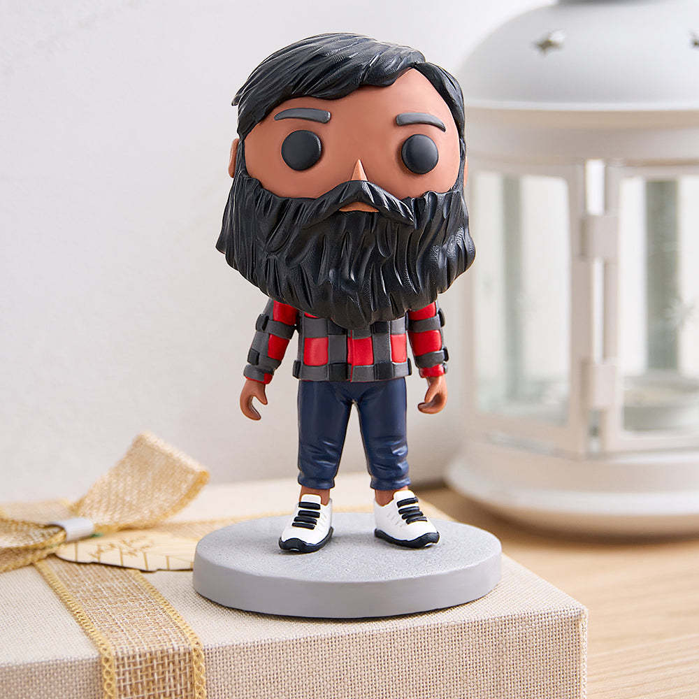 Custom Big Head Cartoon Bobbleheads Personalized 1 Person Figure Statue Gifts -