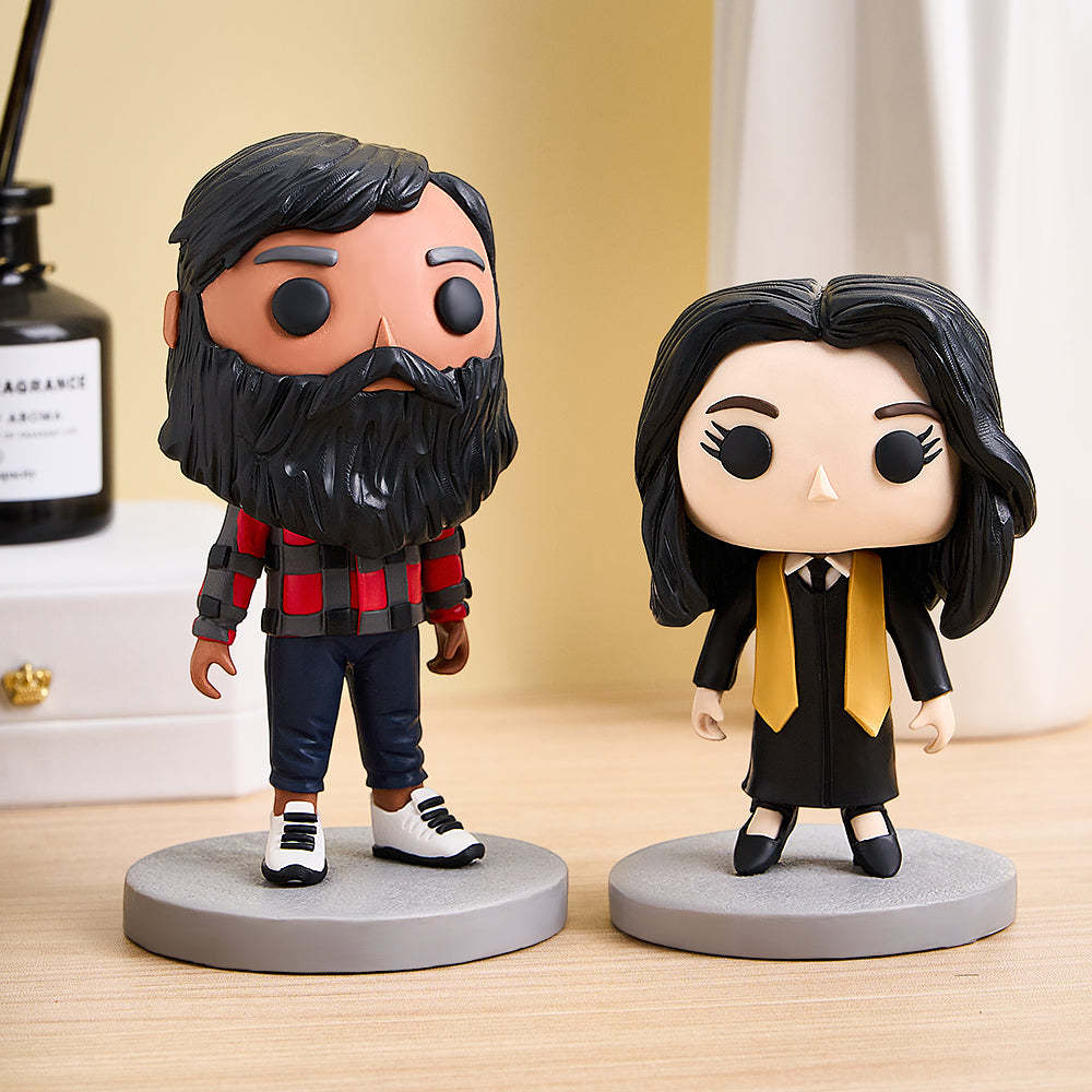 Custom Big Head Cartoon Bobbleheads Personalized 1 Person Figure Statue Gifts -