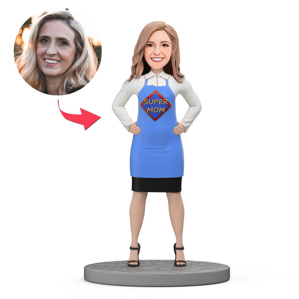 Mother's Day Gift Custom Bobblehead - You Will Always Be My Super Mom -