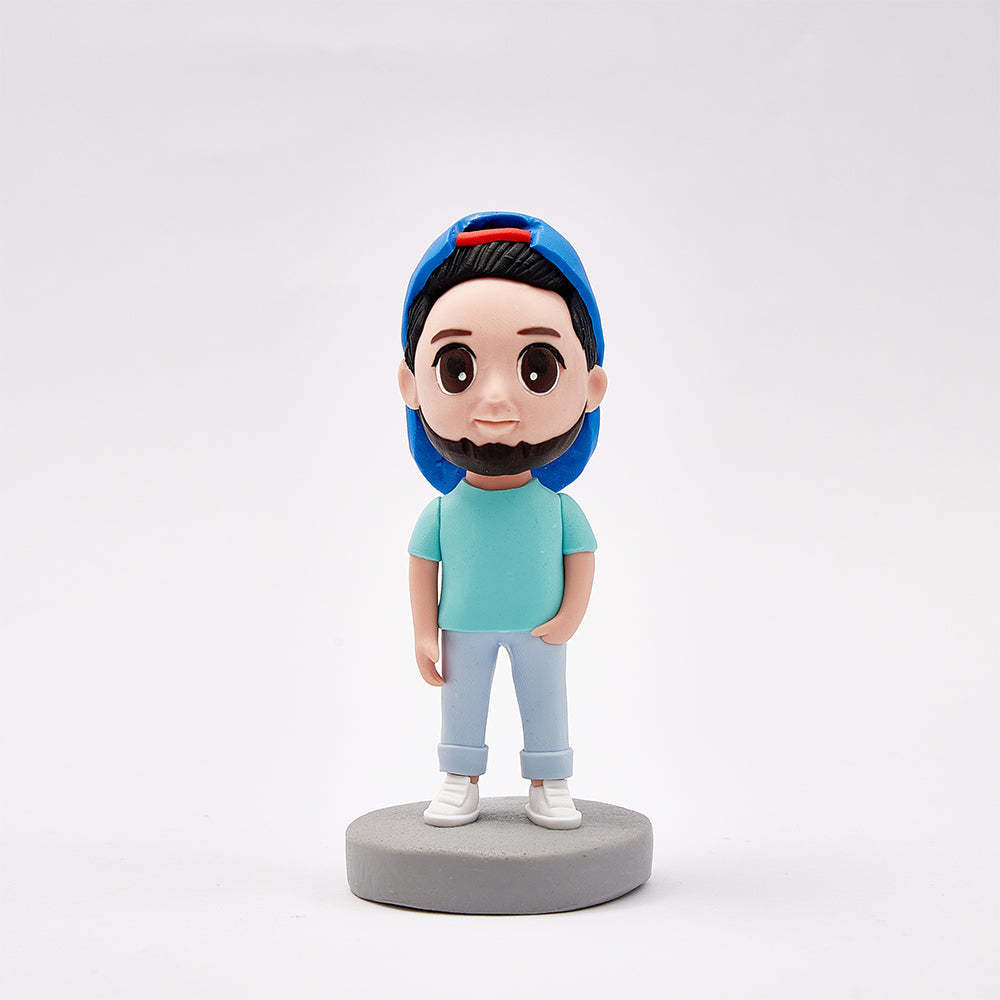 Custom Q Version Bobblehead Personalized Cute Figure Statue -