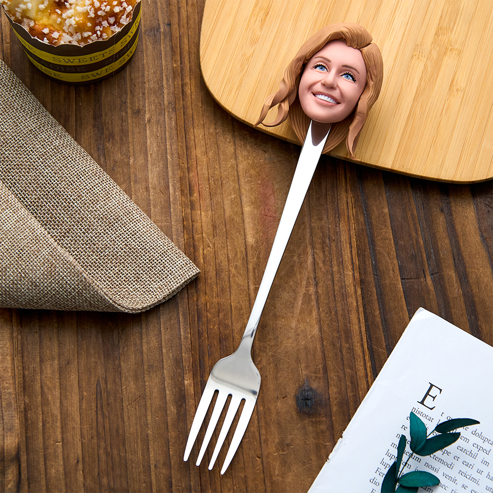 Custom Face Spoon Personalized Funny Spoon Dinnerware Gift