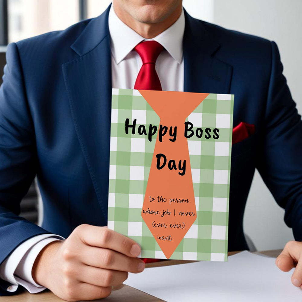 Funny Boss's Day Card Boss's Day Card Boss's Birthday Card Gift for Man Boss -
