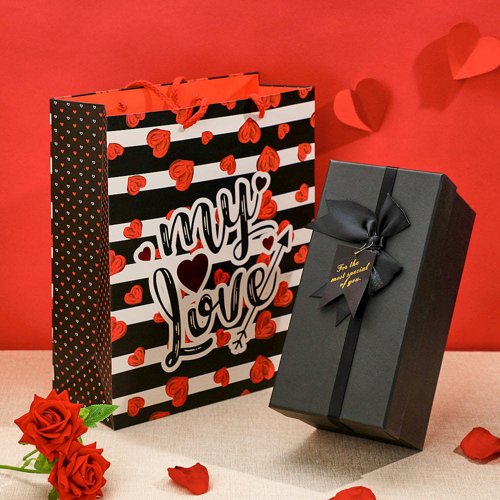 Valentine's Day gift gift bag+ Black Box -