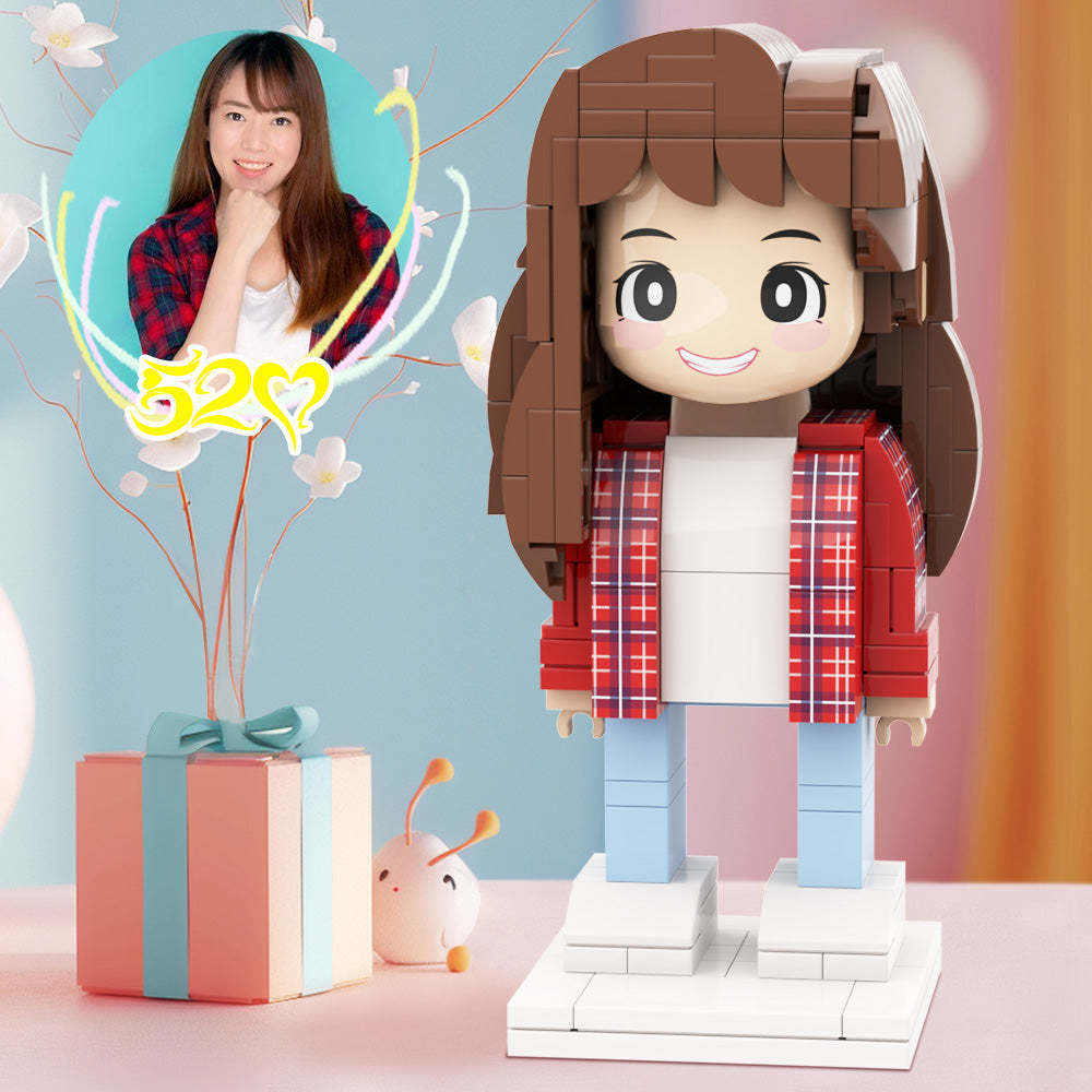 Diy-zeugnis Der Liebe: Paarfoto Duddu-steinfiguren Individuell Gestalten, Romantische Geschenke, Diy Einzelne Duddu-steinfiguren Feiertags-duddu-steinfiguren-ornamente. - MyCustomBrickheadz