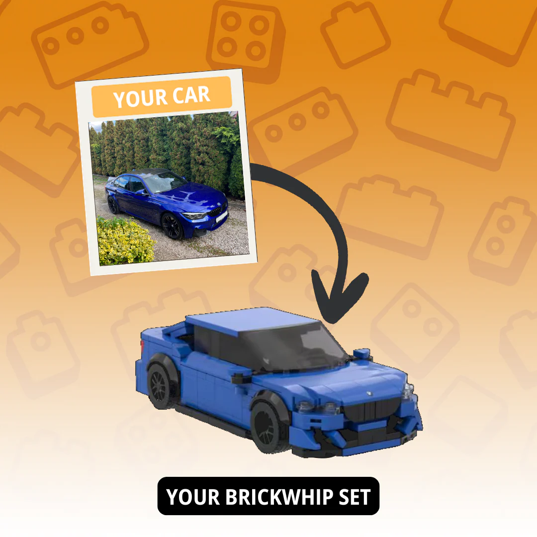 Benutzerdefiniertes Fotoauto-bausteinset - MyCustomBrickFigures