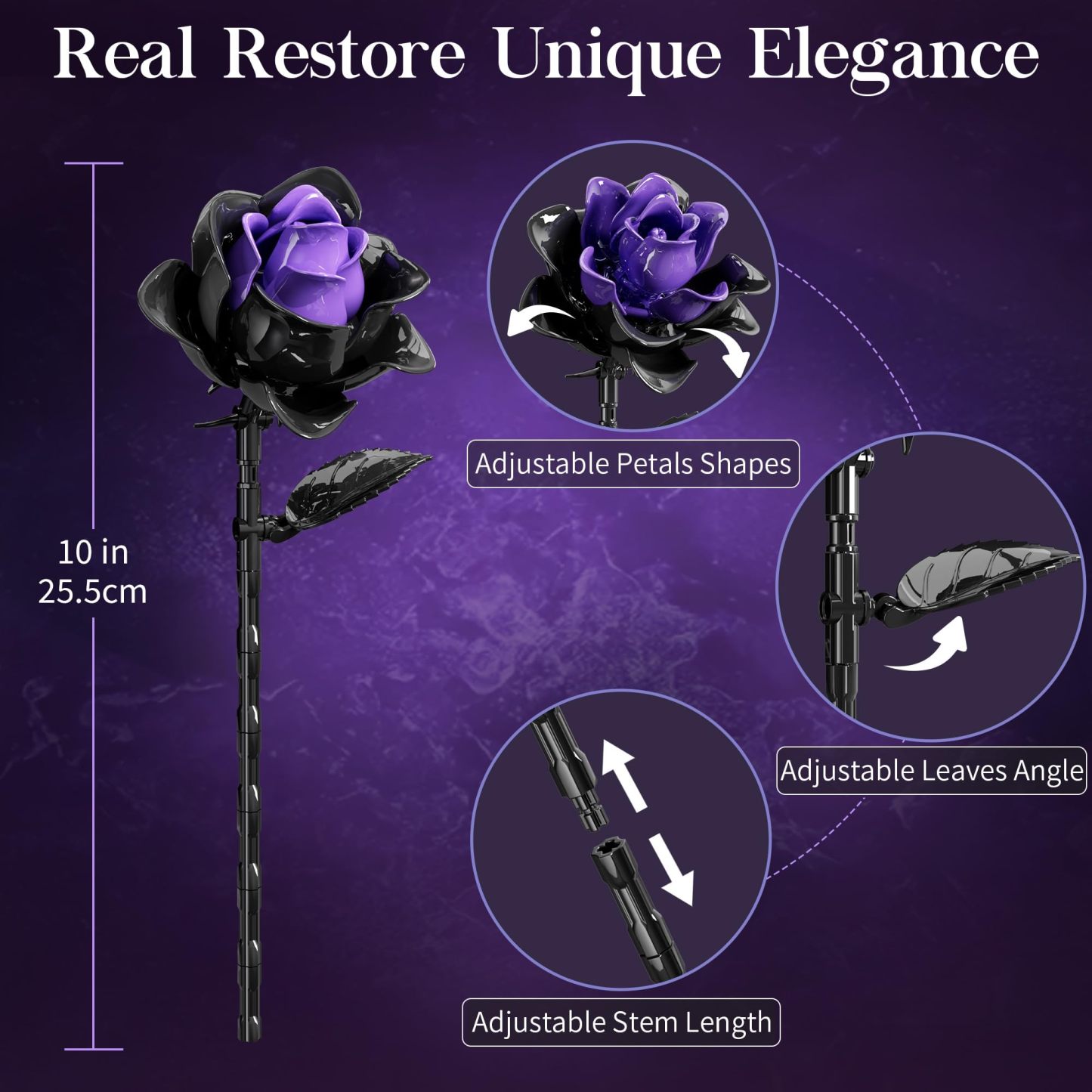 Adventskalender-bausteine ​​mit Blumenstrauß – Weihnachtscountdown-überraschungsbox - MyCustomBrickFigures