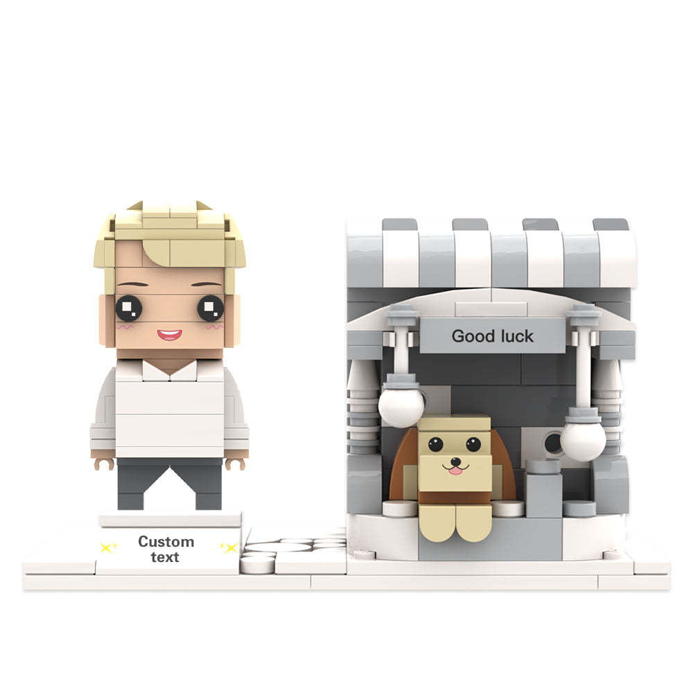 Benutzerdefinierte Ziegelfiguren Stifthalter Personalisierte Ziegelfiguren Und Stifthalter Stifthalter Für Haustiere - MyCustomBrickheadz