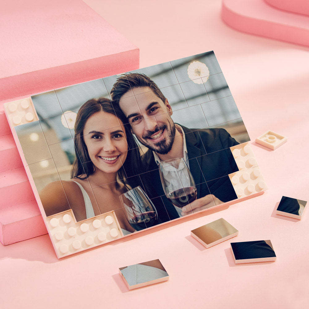 Benutzerdefinierte Foto-stein-puzzle-baustein-geschenke Für Kinder - MyCustomBrickheadz