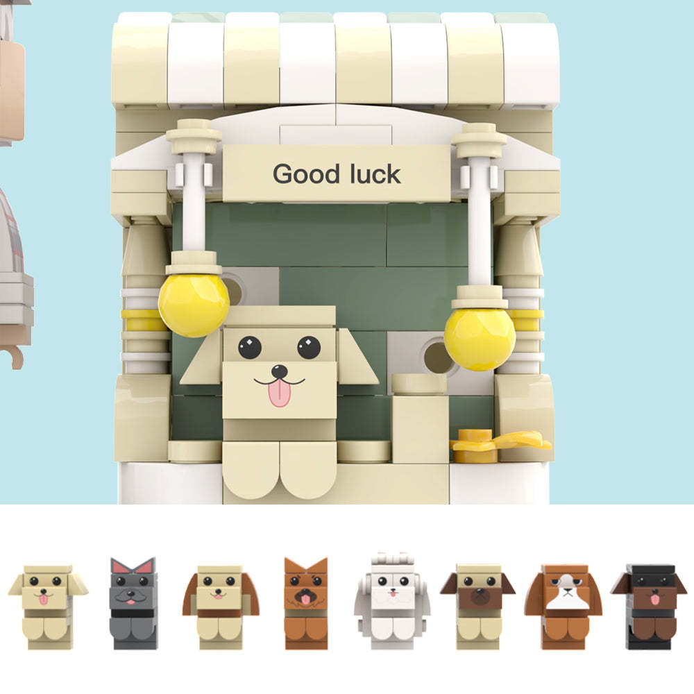 Benutzerdefinierte Ziegelfiguren Stifthalter Personalisierte Ziegelfiguren Und Stifthalter Stifthalter Für Haustiere - MyCustomBrickheadz