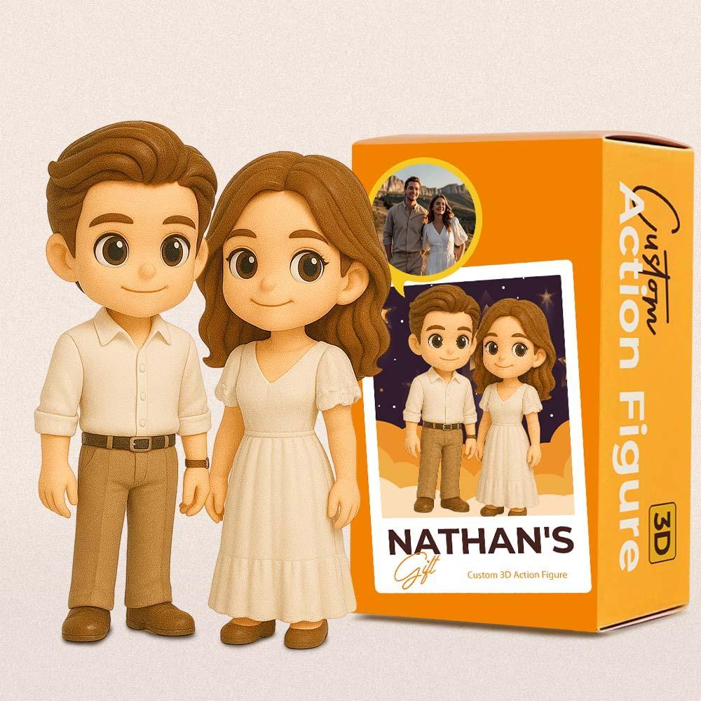 Custom 3D Action Figure from Photo Unique & Thoughtful Gifts for Lover Anniversary Gifts