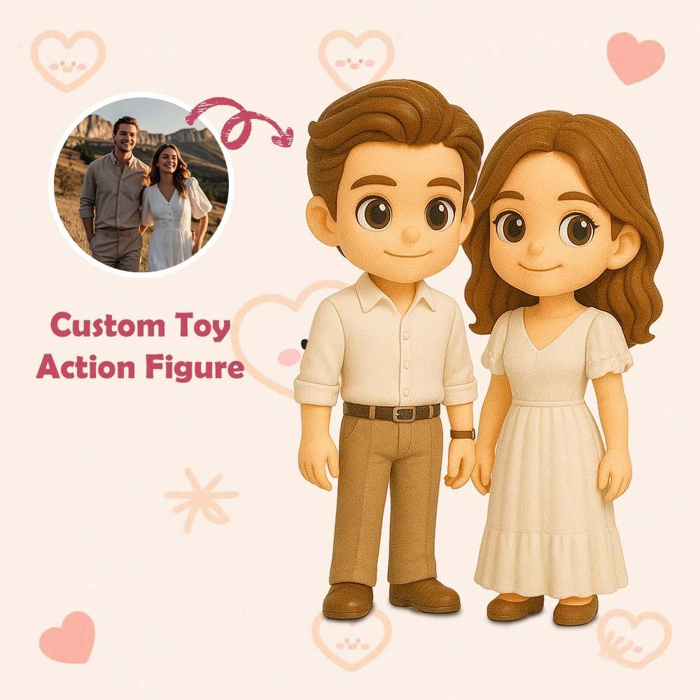Custom 3D Action Figure from Photo Unique & Thoughtful Gifts for Lover Anniversary Gifts