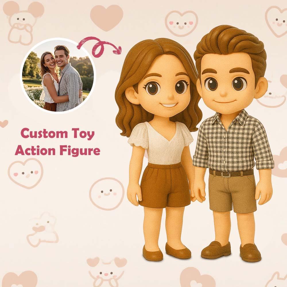 Custom Toy Figure 3D Mini Figures Personalization Photo Blind Box Anniversary Gifts
