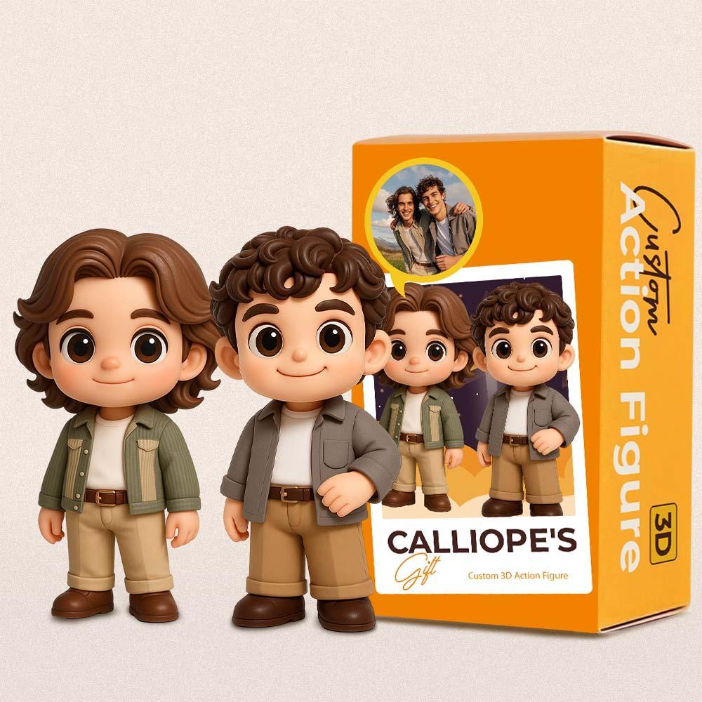 Custom 3D Action Figure from Photo Unique & Thoughtful Brother Gifts for Him