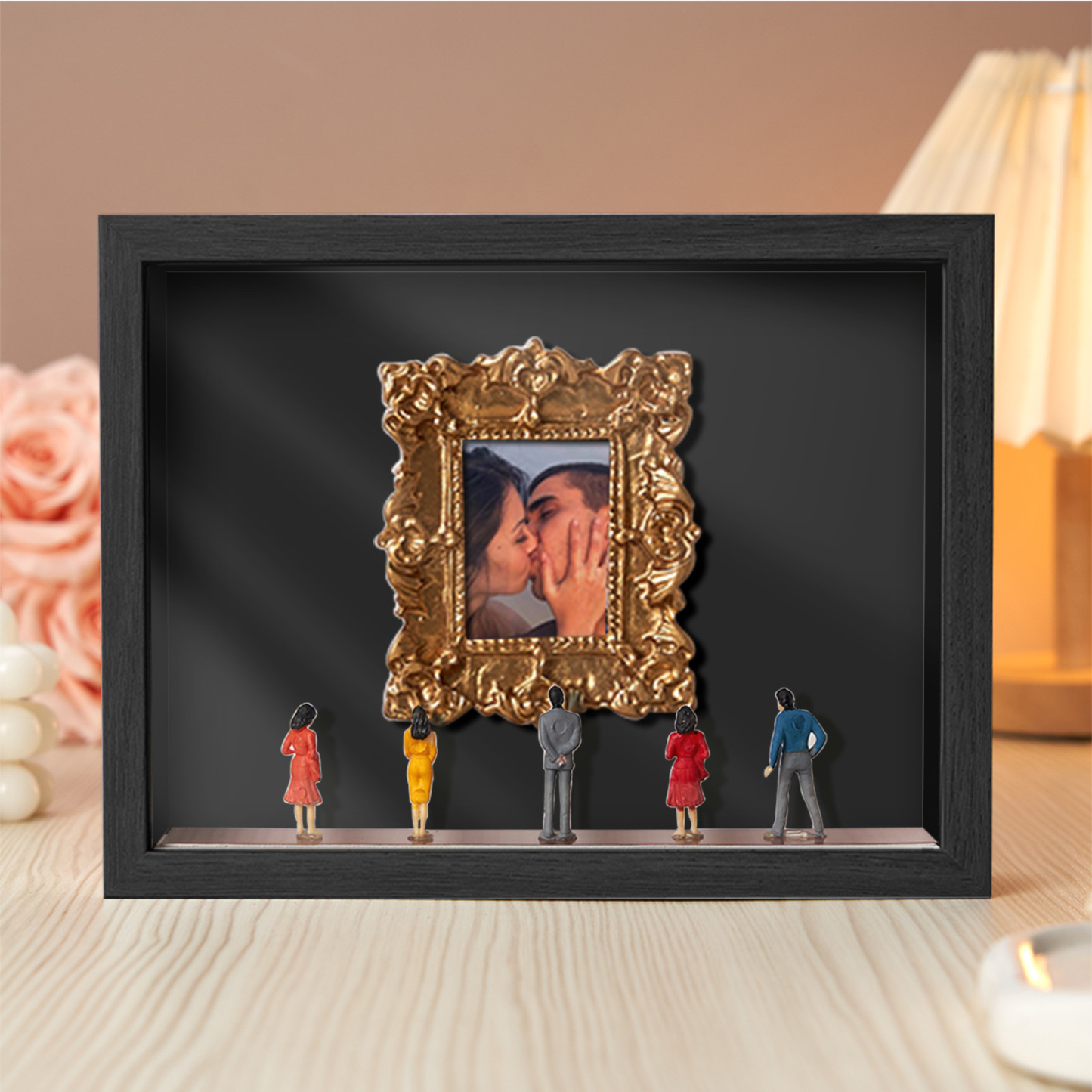Museum of Us Frame Personalized Couples Gift for Her Cute Miniature Museum Gifts Meaningful Gift Valentine's Day Anniversary Gift- Custom Museum of us Frame