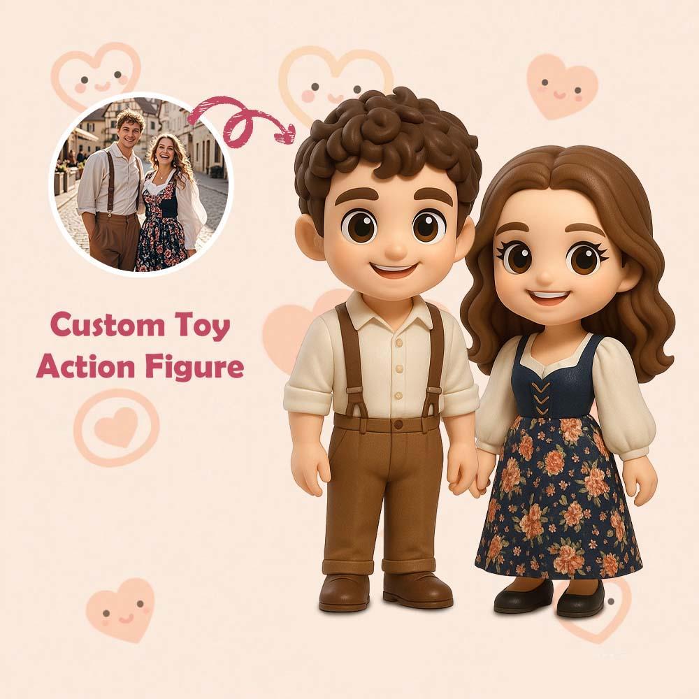 Custom Sister 3D Action Figure from Photo Unique & Thoughtful Gifts For Girlfriend/Boyfriend