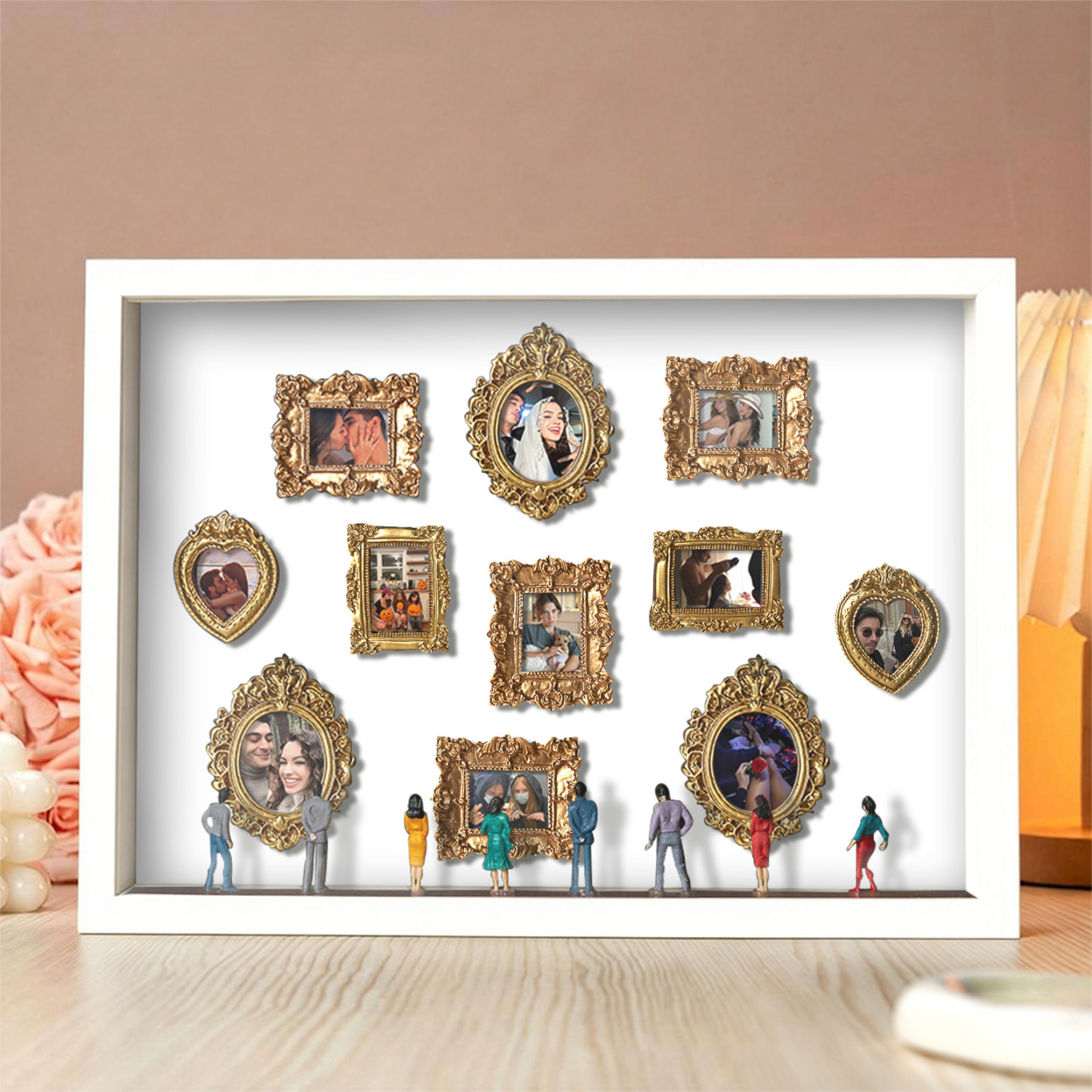 Museum of Us Frame Personalized Couples Gift for Her Cute Miniature Museum Gifts Meaningful Gift Valentine's Day Anniversary Gift