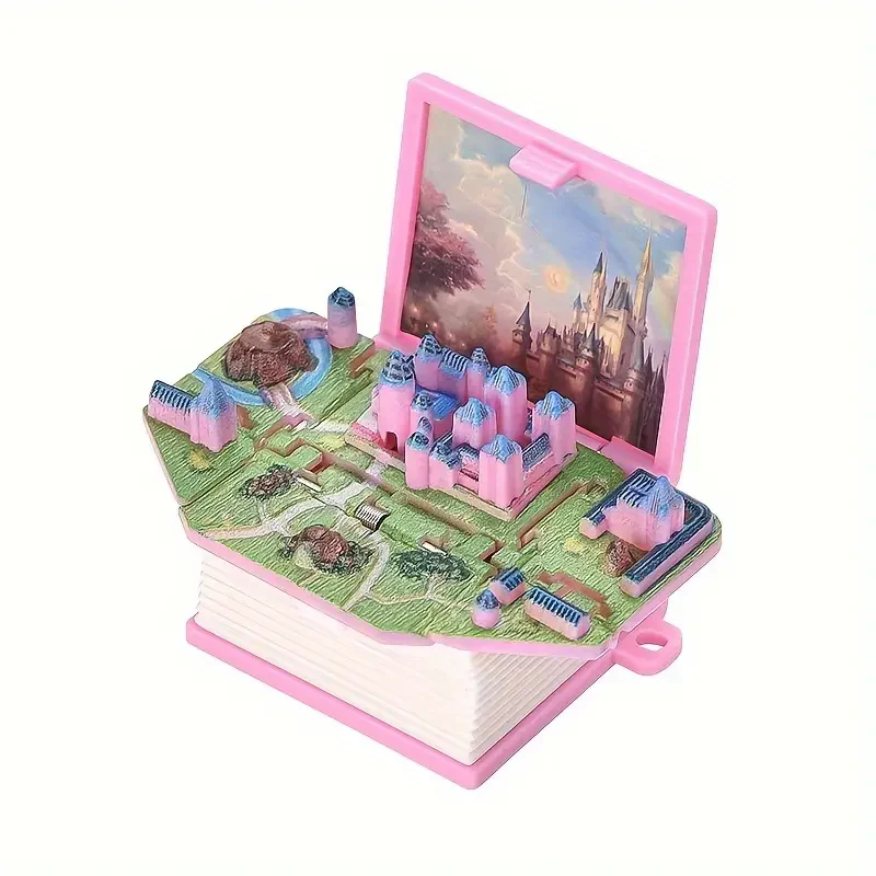 3D Folding Book Keychain Gift for Kids