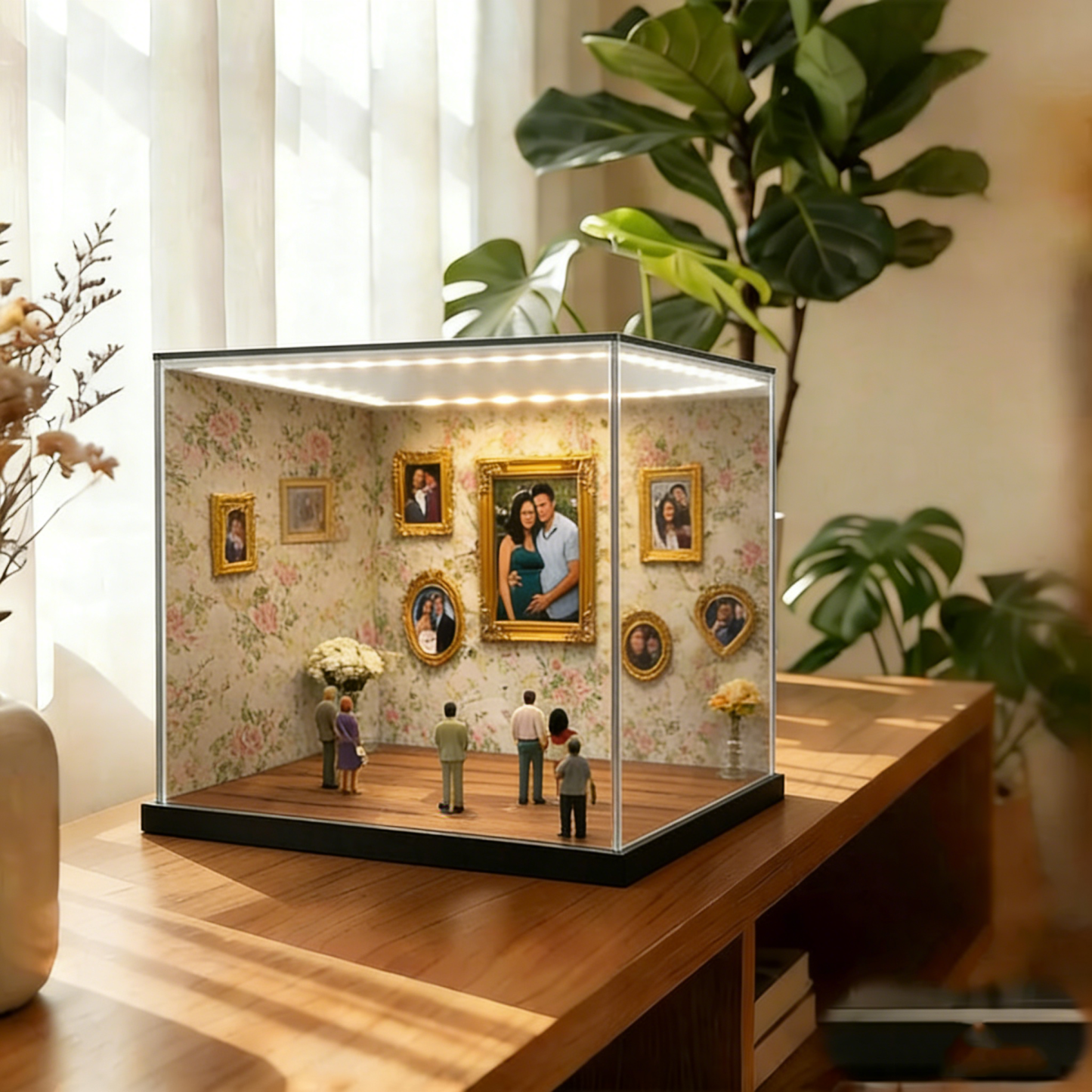 Custom Photo Frame Museum of Us Display Box Personalized Photo Shadow Box Couples Gift for Her Cute Miniature Museum Gifts Meaningful Gift Valentine's Day Anniversary Gift