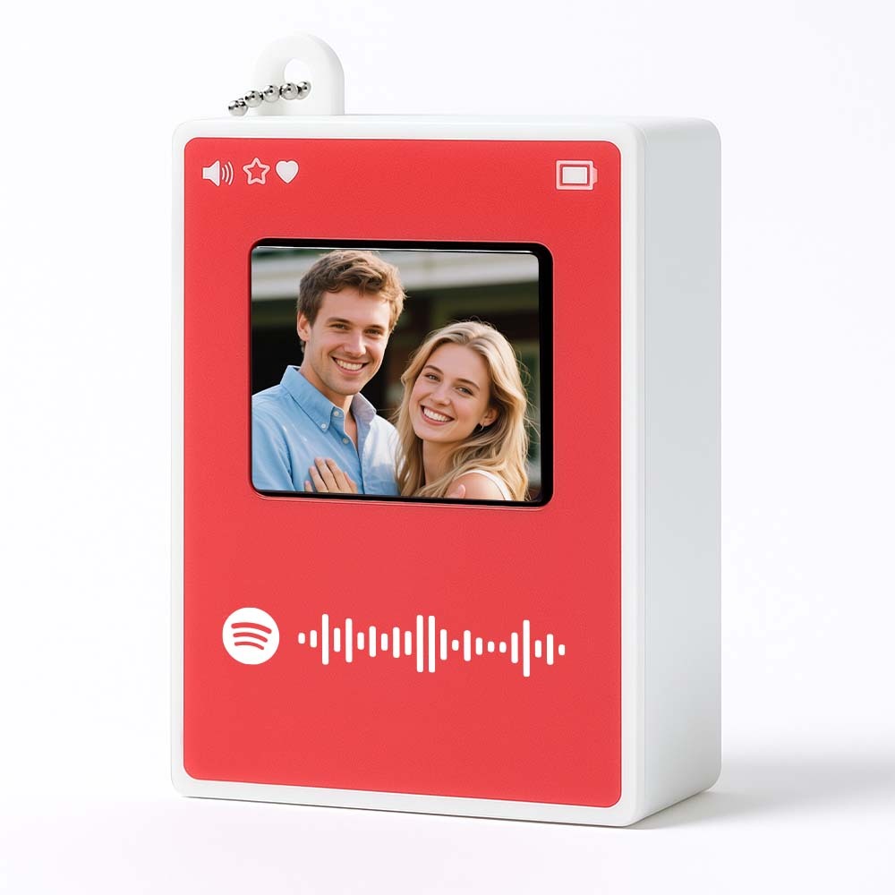 Custom Photo Music Keychain Mini Song Player