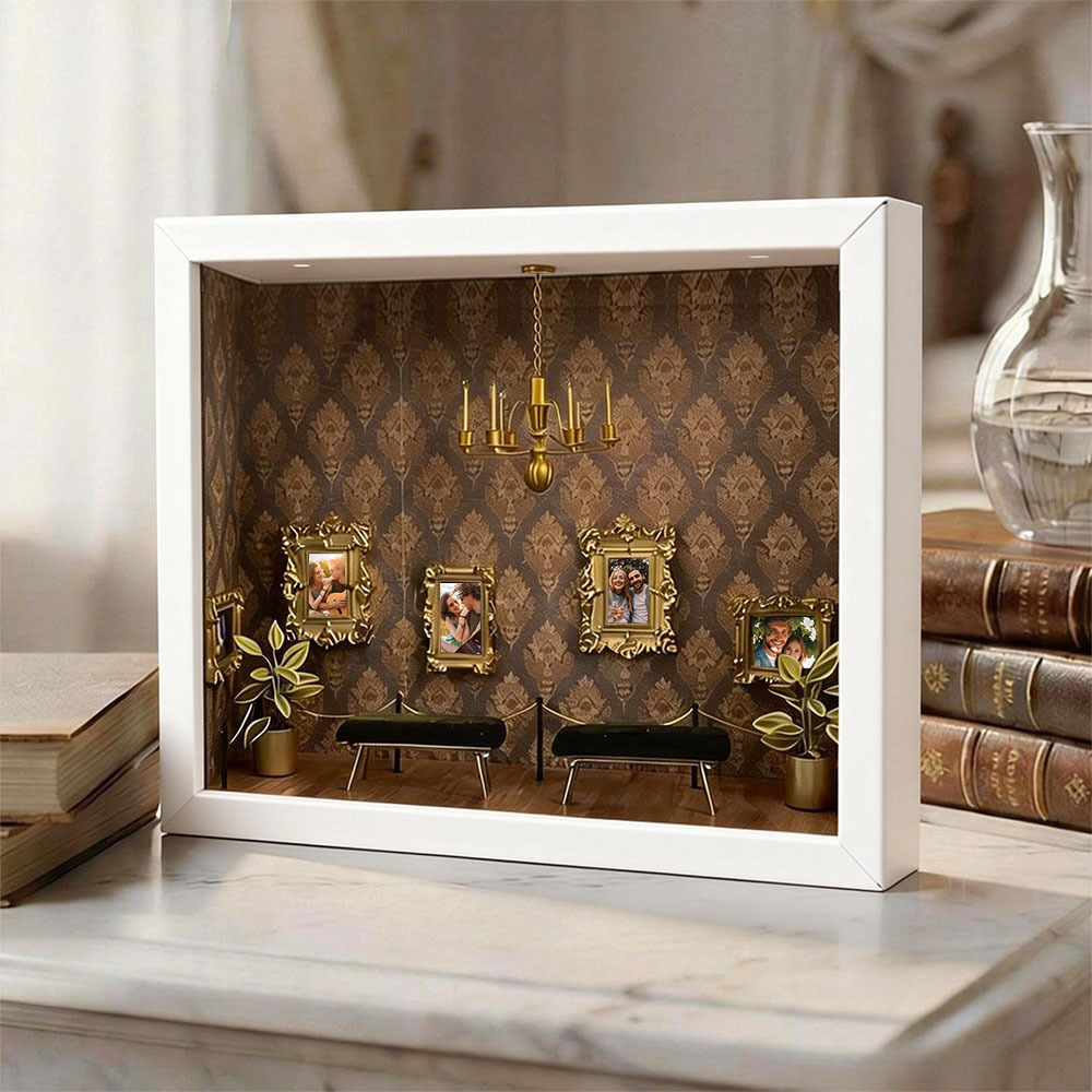 Personalized Photo Museum of Us Frame Mini Museum Gifts Meaningful Gift Valentine's Day Anniversary Gift