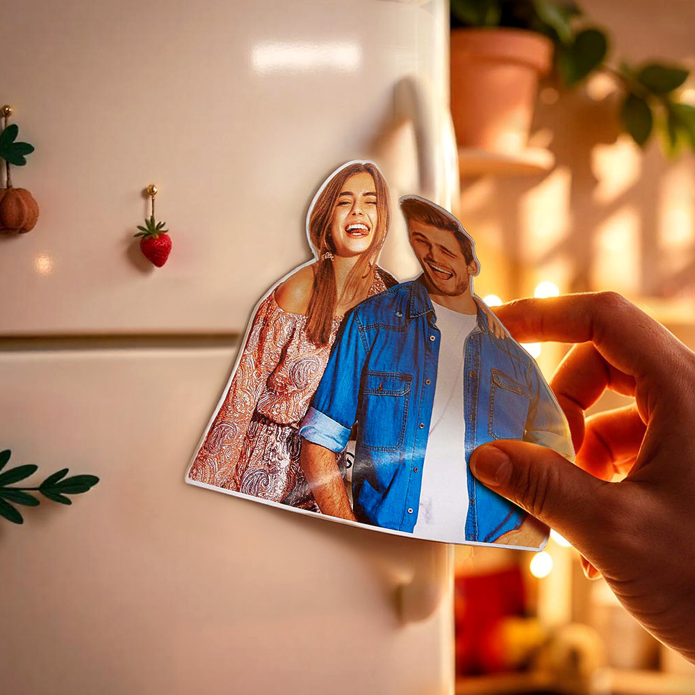 Best Custom Magnet High Quality - Fridge Magnetic Photo Gift Save Your Best Holiday Photo Gift