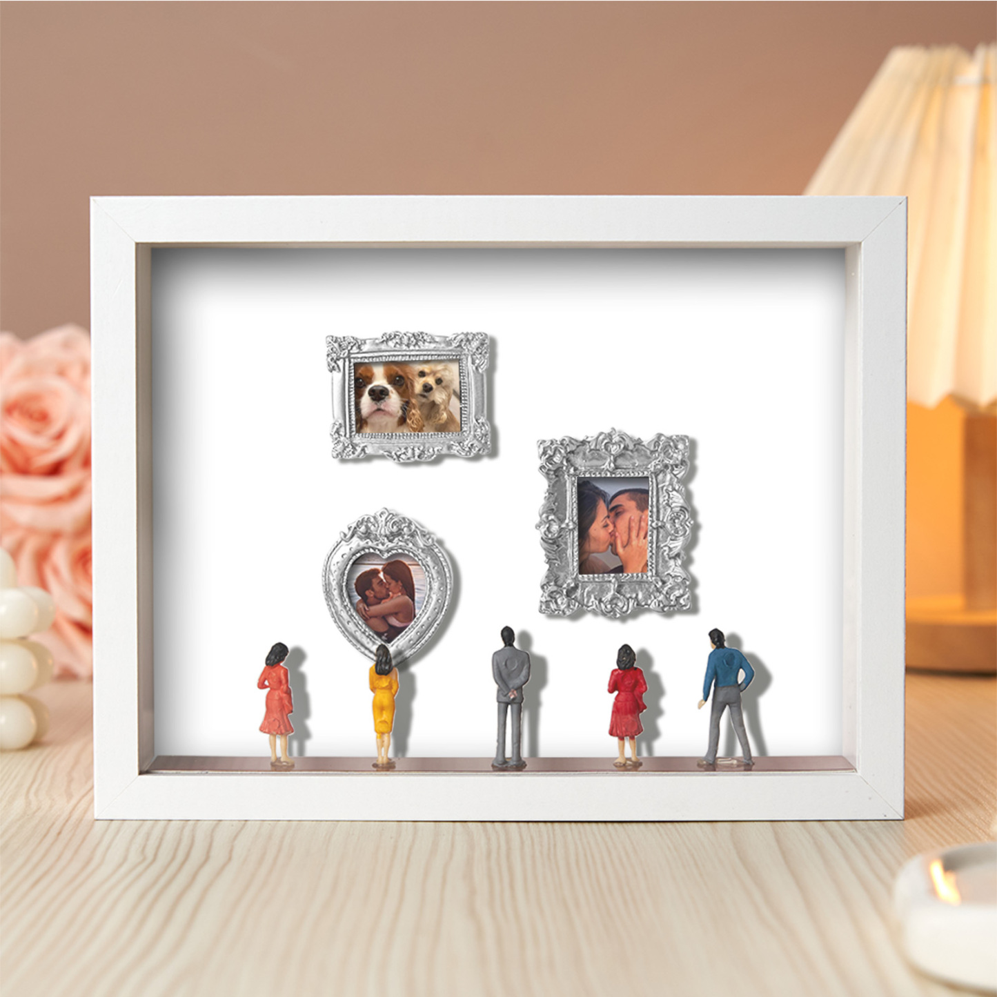 Museum of Us Frame Personalized Couples Gift for Her Cute Miniature Museum Gifts Meaningful Gift Valentine's Day Anniversary Gift- Custom Museum of us Frame