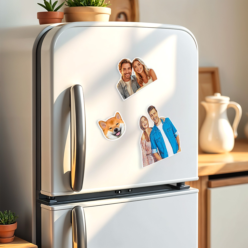 Best Custom Magnet High Quality - Fridge Magnetic Photo Gift Save Your Best Holiday Photo Gift