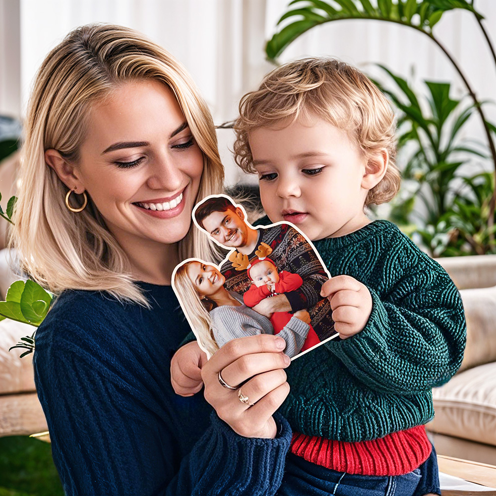 Best Custom Magnet High Quality - Fridge Magnetic Photo Gift Save Your Best Holiday Photo Gift