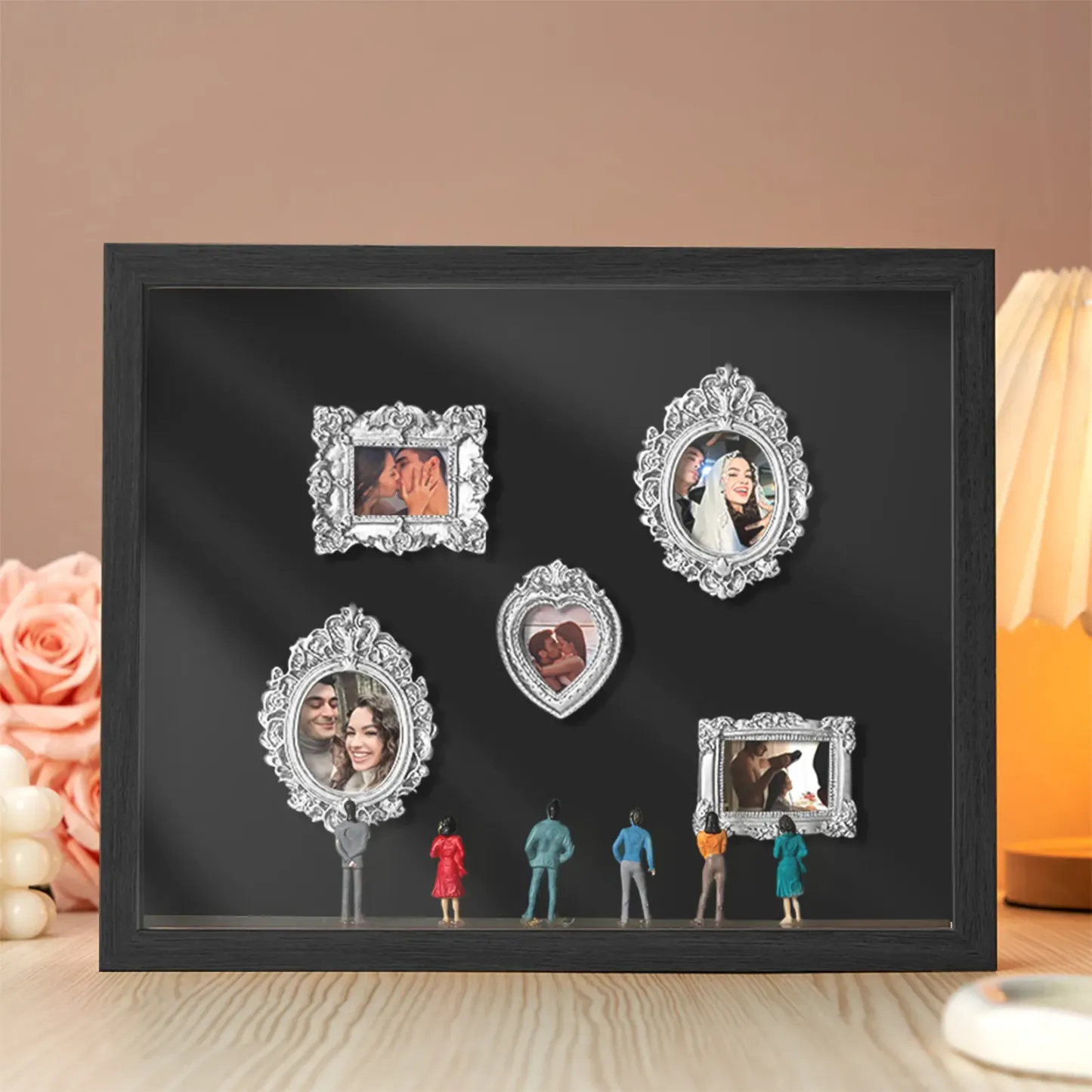 Museum of Us Frame Personalized Couples Gift for Her Cute Miniature Mu