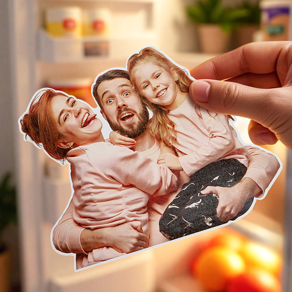 Best Custom Magnet High Quality - Fridge Magnetic Photo Gift Save Your Best Holiday Photo Gift