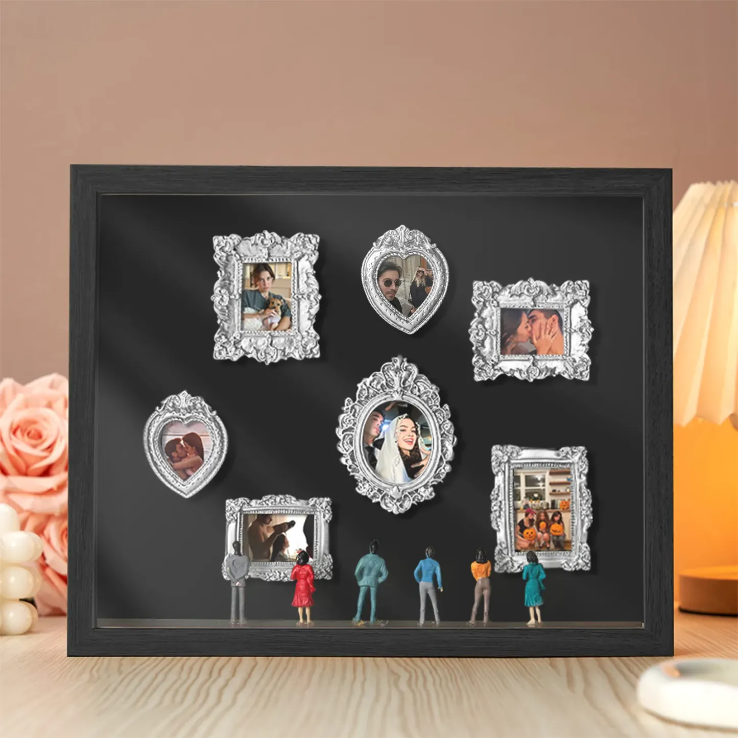 Museum of Us Frame Personalized Couples Gift for Her Cute Miniature Mu