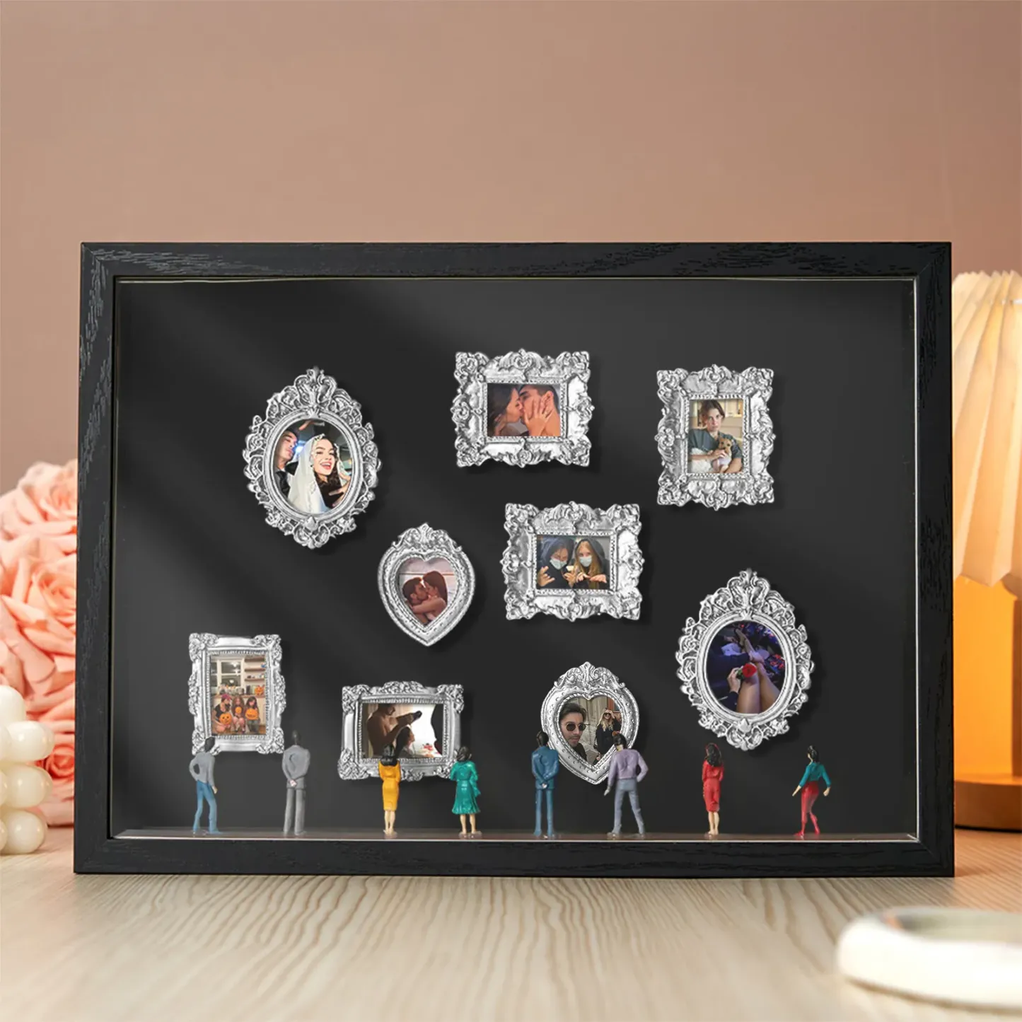Museum of Us Frame Personalized Couples Gift for Her Cute Miniature Mu