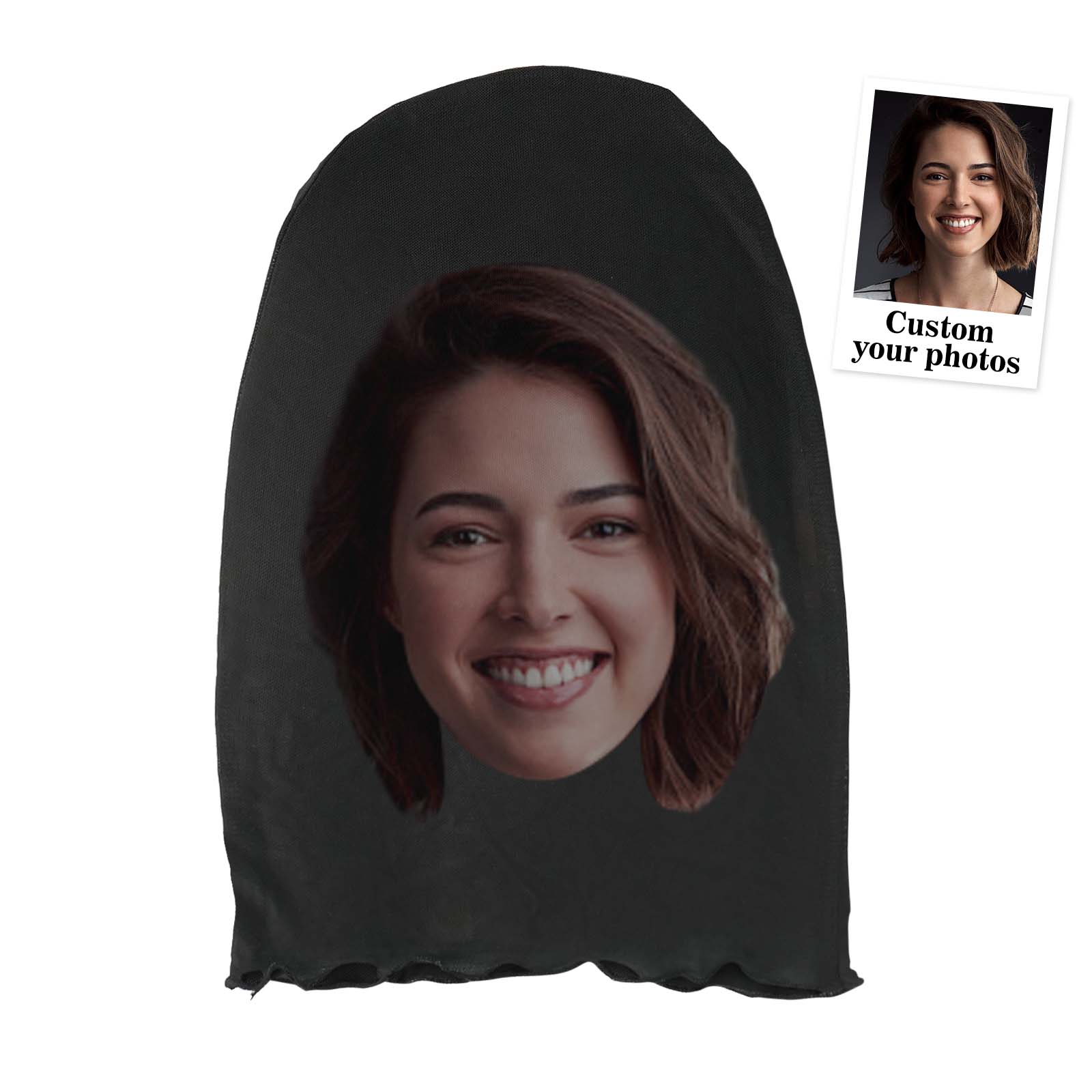 Custom Face Mask 3D Spoof Funny Mask Cosplay Performance Mask Halloween Gifts for Her - Giftlab