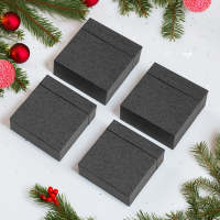 Viewfinder Film Storage Black Box Gift Box Black Pull-out Gift Box 9.5x9.5x3.5cm
