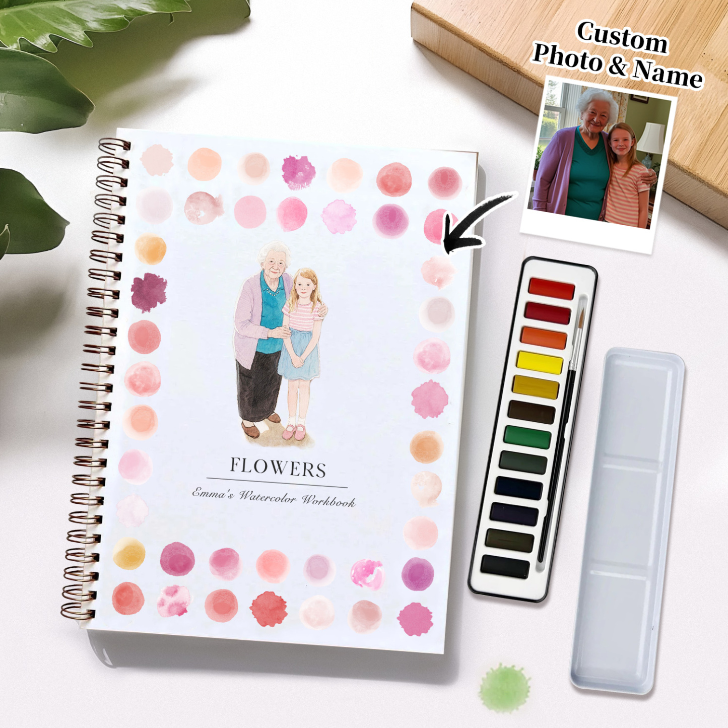 LAST DAY SALE 50% OFF - New Watercolor Workbook Say Goodbye to Anxiety Awaken Your Artistic Talent