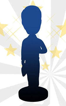Fully Customizable 1 Person Custom Bobblehead With Engraved Text - Bestchristmasgifts