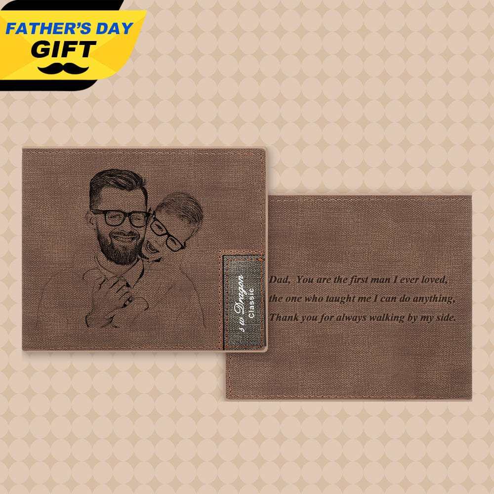 Father's Day Wallet Custom Wallets Personalized Photo Wallet Gifts For Dad - Giftlab