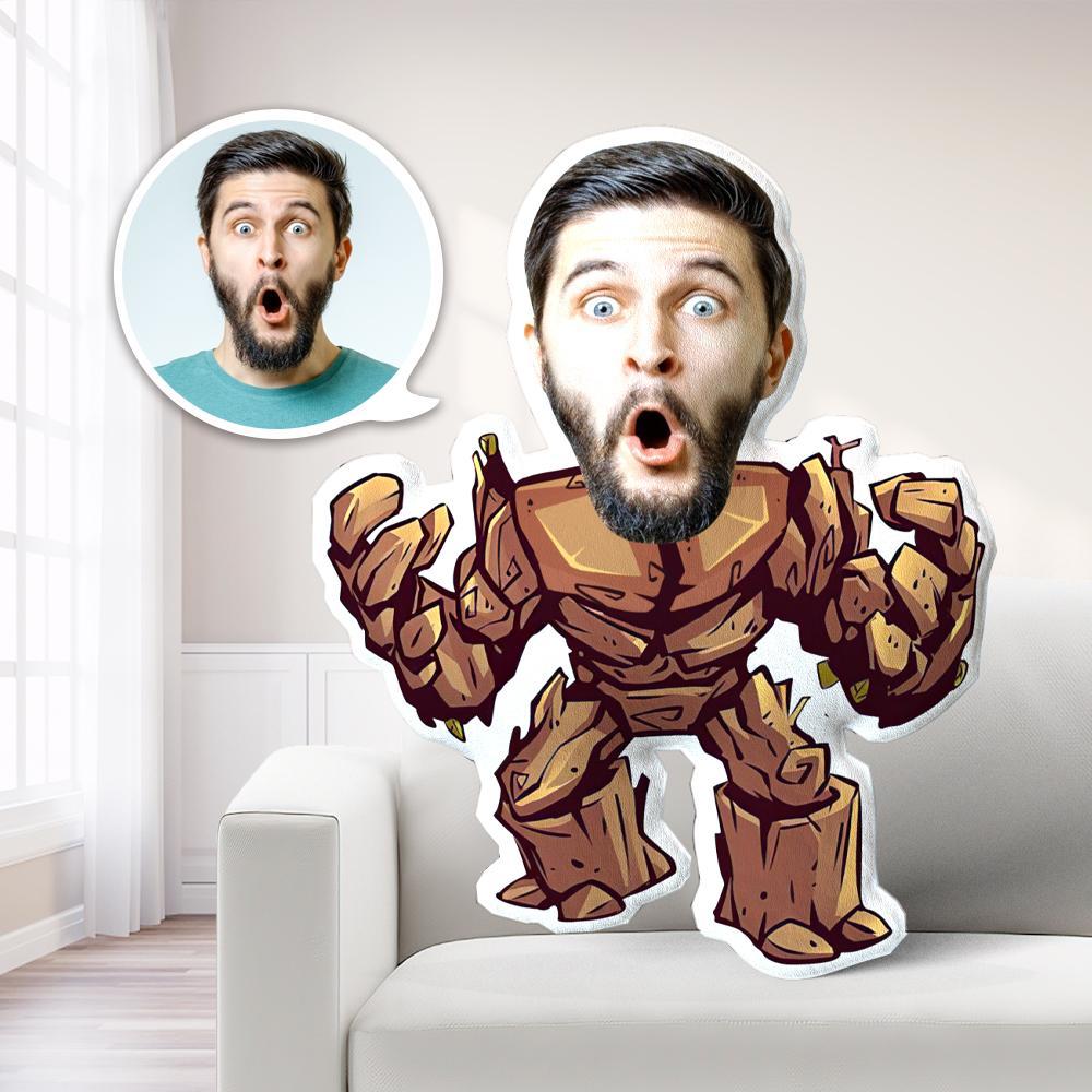 Personalized Photo My Face Pillow Custom Face Pillow Groot Photo Pillow Costume Doll Unique Gift