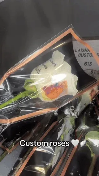 Beautiful Custom Photo Rose Engravable Rose The Best Gift For Couples