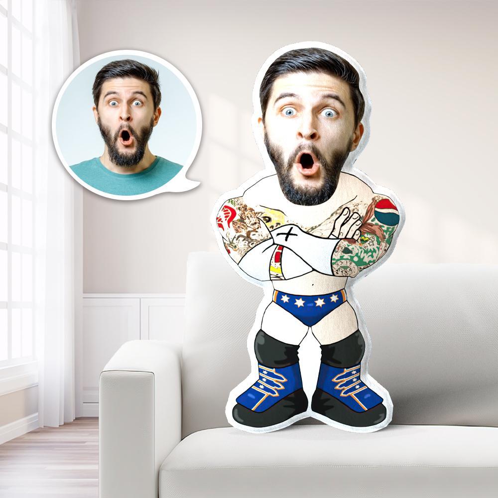 Personalized Photo My face on Pillows Custom Minime Dolls Gag Gifts Toys WWE