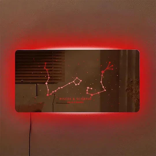 Zodiac Mirror Lamp - Christmas Gift For Your Lover