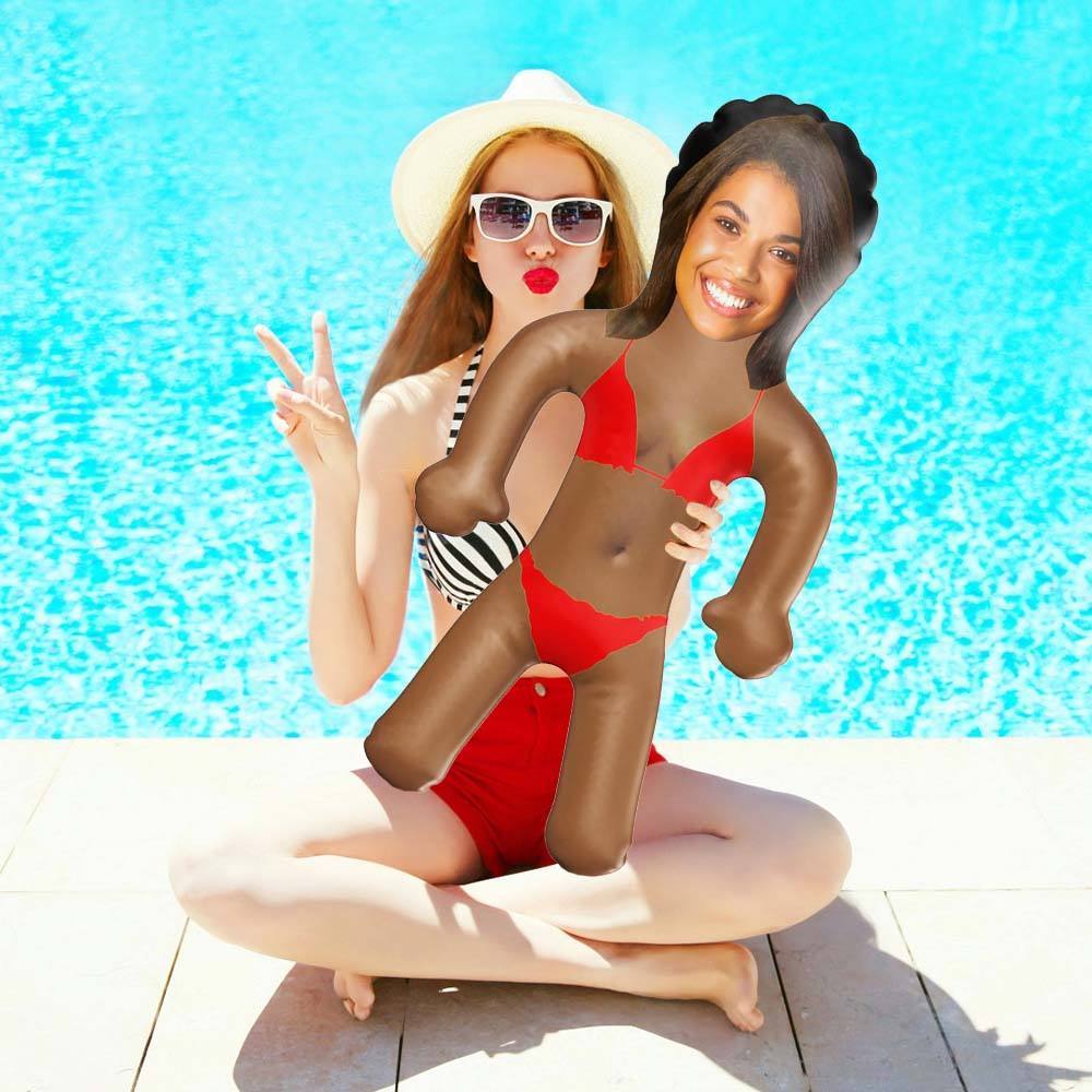 Personalized Bikini Blow Up Dolls Funny Inflatable Doll Party Favors Gifts for Her - Giftlab