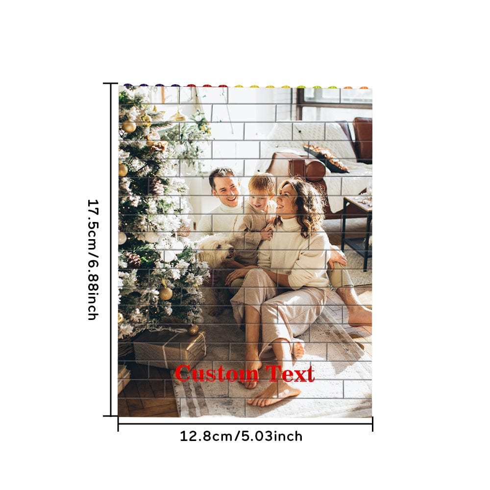 Personalised Colors Building Brick With Spotify Code Custom Photo Block Brick Puzzles Gifts For Couple - Giftlab