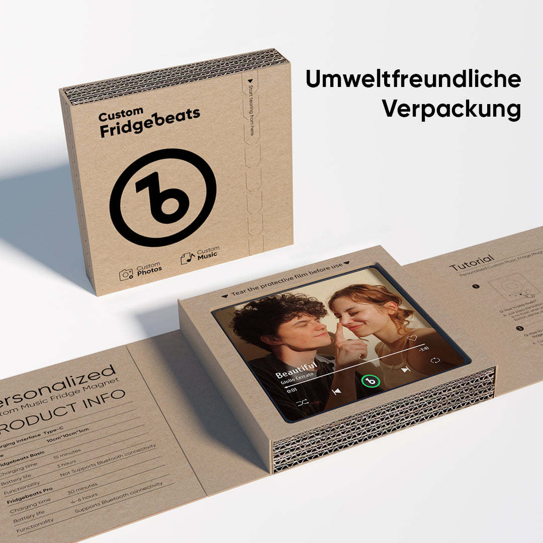 Benutzerdefinierter Musik- Und Foto-kühlschrankmagnet Unterstützt Bluetooth-konnektivität In Verschiedenen Stilen LGBT-Geschenke zum Valentinstag