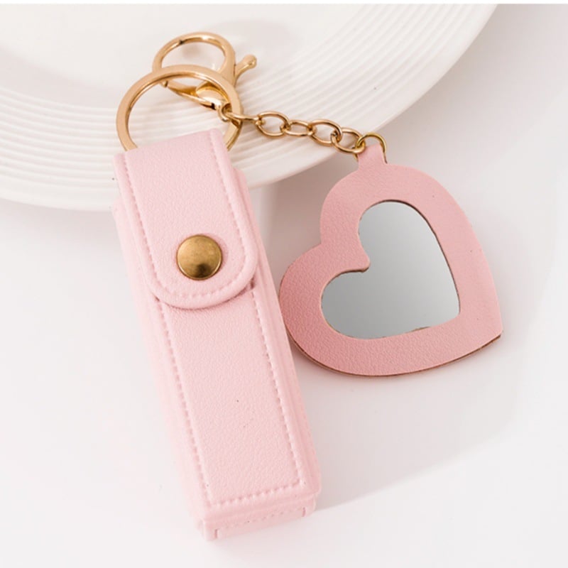 Lip Oil Keychain - Mirror & Oil 2-in-1