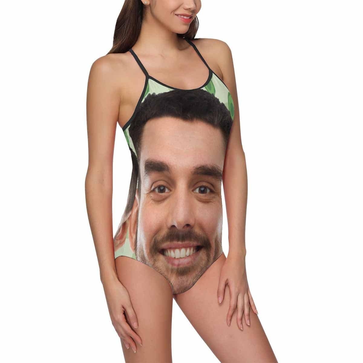 Face Swimsuit Personalized Photo Swimwear Gift From Boyfriend - Giftlab