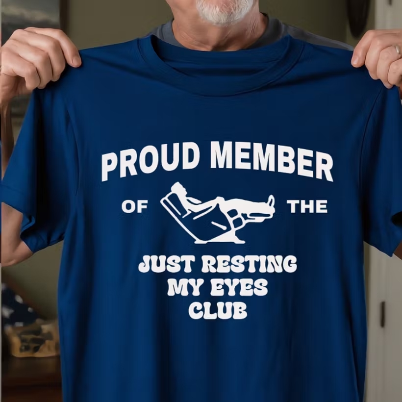 Funny Dad Shirt, Just Resting My Eyes Shirt for Dad Gift for Dad, Funny Fathers Day Shirt