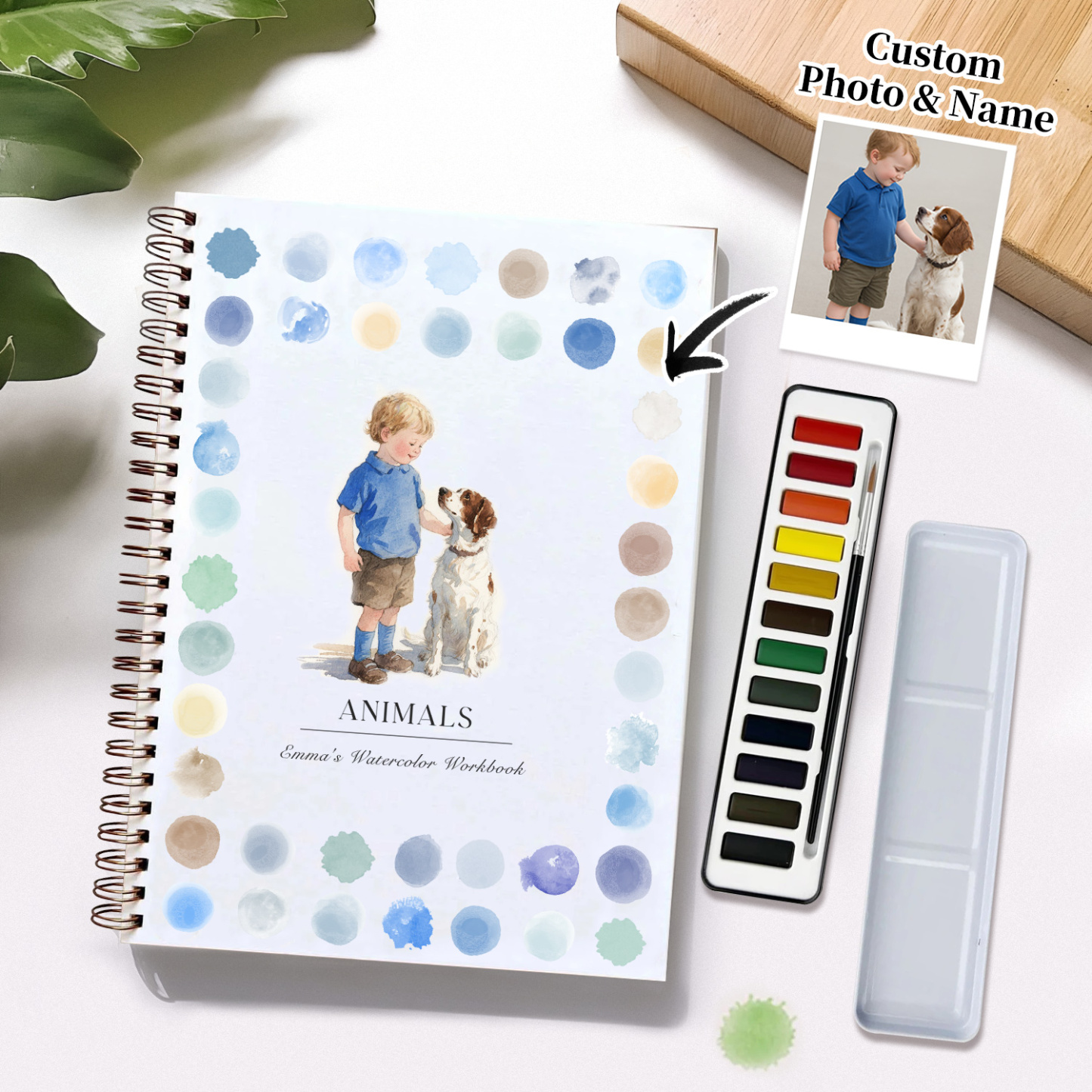 LAST DAY SALE 50% OFF - New Watercolor Workbook Say Goodbye to Anxiety Awaken Your Artistic Talent